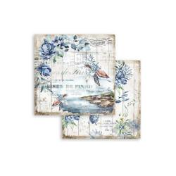 Hoja 30x30 cms. Stamperia Sea Dream tortuga
