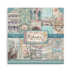Colección Scrap Stamperia 20.3x20.3 Venice City of Art