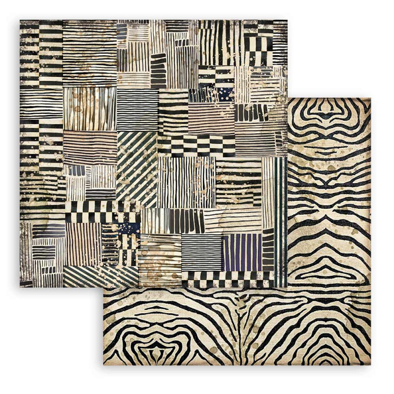 Hoja 30x30 cms. Stamperia Savana