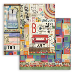 Hoja 30x30 cms. Stamperia Bauhaus