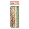 Paquete 4 hojas de Tela 30x30 cms. Stamperia Rose Parfum