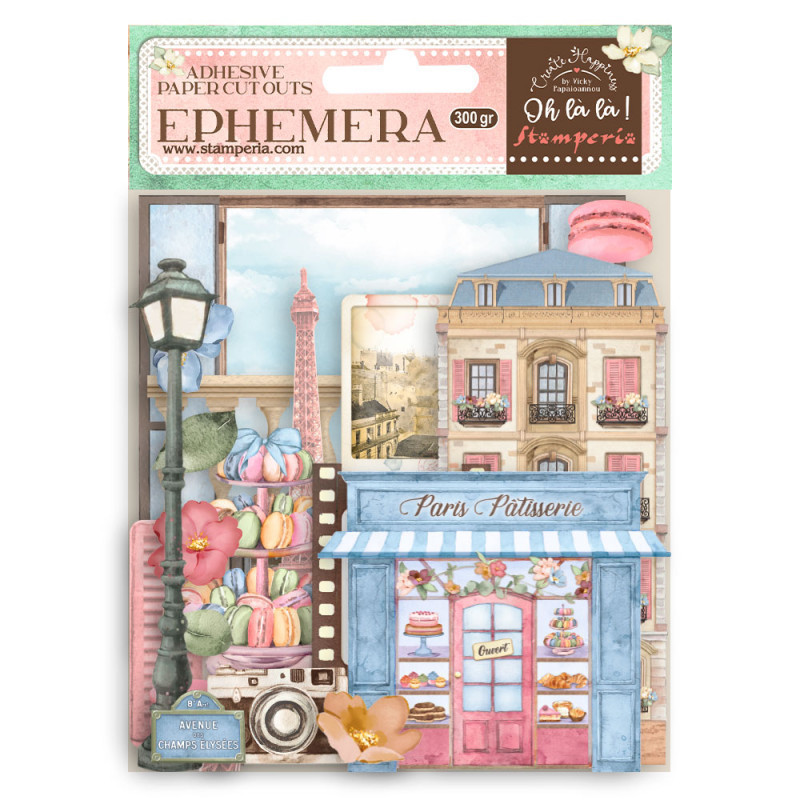 Ephemera Create Happiness Oh la la Elementos Stamperia