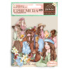 Ephemera Create Happiness Oh la la Chicas y flores Stamperia