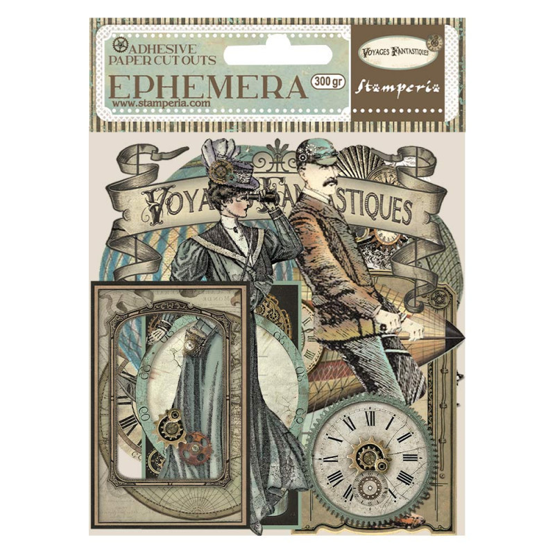 Ephemera Voyages fantastiques Stamperia