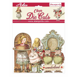 Clear Die Cuts - Stamperia Alice through the looking