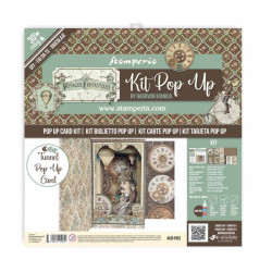 Tunnel Pop up Kit Voyages Fantastiques  Stamperia
