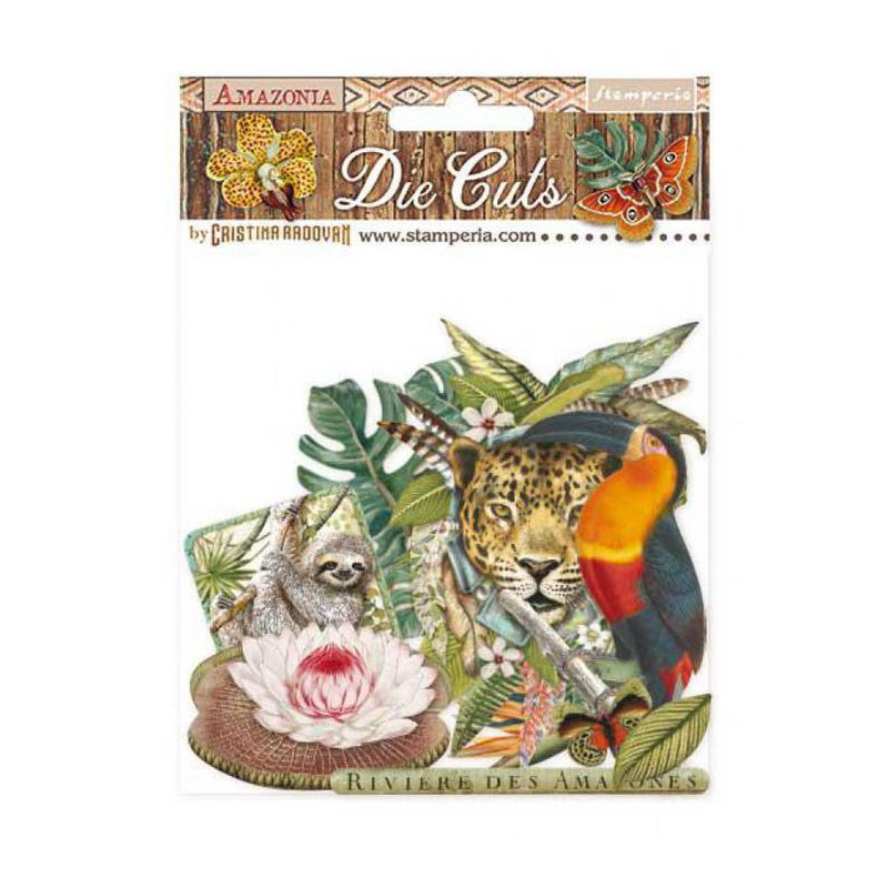 Set Die Cuts surtidos - Stamperia Amazonia