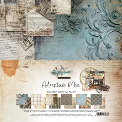 Colección Papeles Scrap 30x30 Alchemy of Art Adventure Men