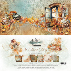 Colección Papeles Scrap 30x30 Alchemy of Art In Autumn Colors