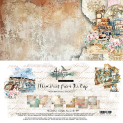 Colección Papeles Scrap 30x30 Alchemy of Art Memories from the Trip