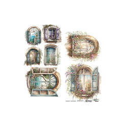 Doble hoja Recortables 30.5x15 cms. Alchemy of Art Window