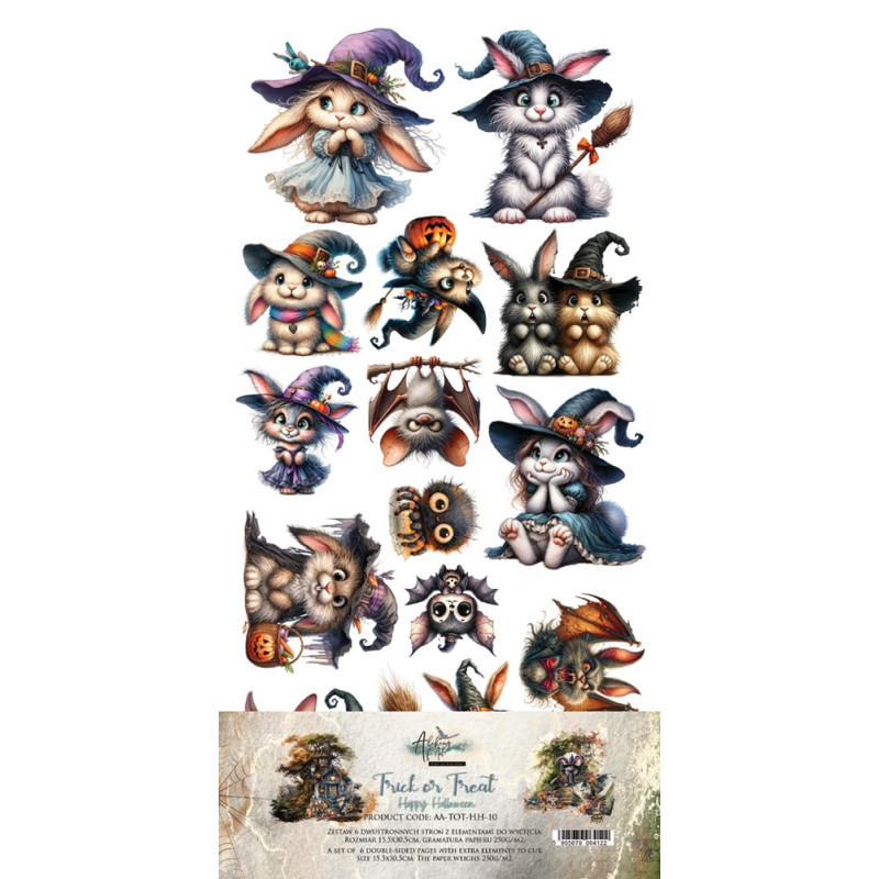 Set de Recortables 30x30 cms. Alchemy of Art Trick or Treat