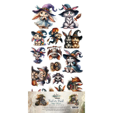 Set de Recortables 30x30 cms. Alchemy of Art Trick or Treat