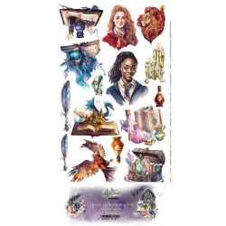 Set de Recortables 30x30 cms. Alchemy of Art Legends of the magic school