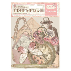 Ephemera shabby rose Stamperia