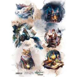 Papel de Arroz A4 Alchemy of Art Numero 2 Legends of the Magic