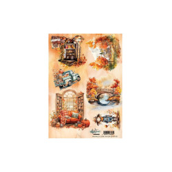 Papel de Arroz A4 Alchemy of Art Numero 2 Gold Autumn