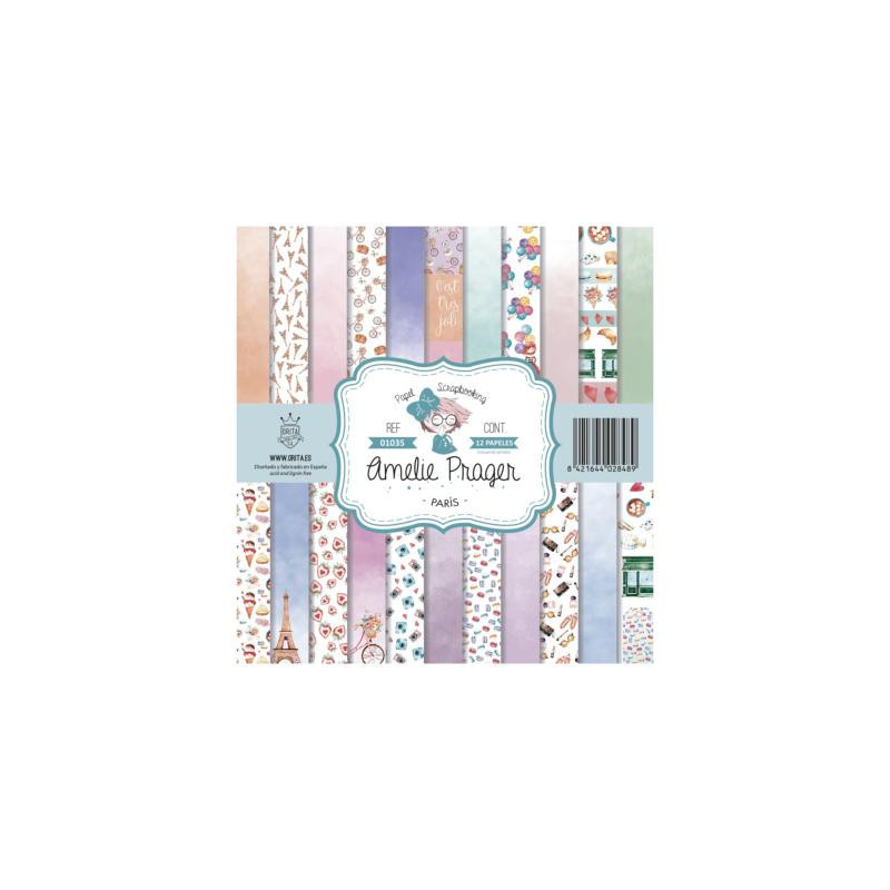 Kit Amelie Paris 30x30 (12 papeles) Kit Amelie Paris 30x30 (12 papeles)