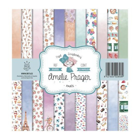 Kit Amelie Paris 30x30 (12 papeles)