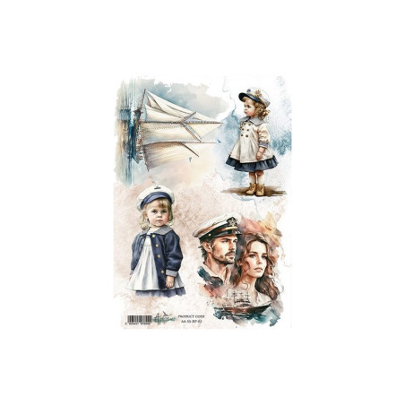 Papel de Arroz A4 Alchemy of Art Numero 2 Sea Stories