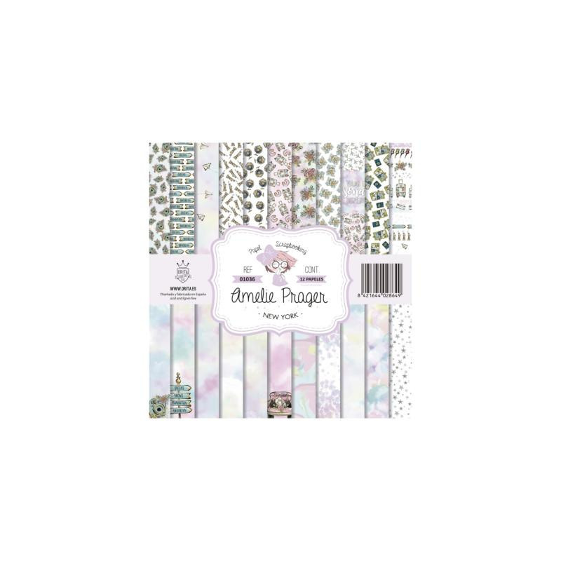 Kit Amelie Nueva York 30x30 (12 papeles) Kit Amelie Nueva York 30x30 (12 papeles)