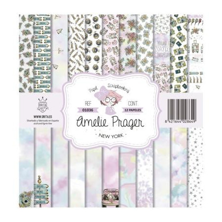 Kit Amelie Nueva York 30x30 (12 papeles)