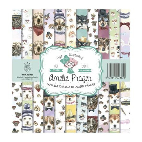 Kit Amelie Patrulla Canina 30x30 (12 papeles)