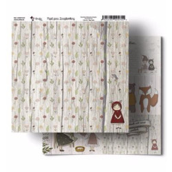 Papel Scrap 30x30 Amelie 029