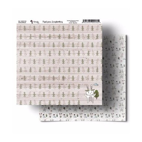 Papel Scrap 30x30 Amelie 030