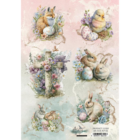 Papel de Arroz A4 Alchemy of Art Numero 2 Soul of Spring