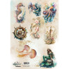 Papel de Arroz A4 Alchemy of Art Numero 1 Underwater