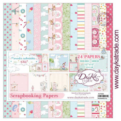 Colección Scrap Dayka 30x30 cms. 24 hojas Un día Inolvidable Niña