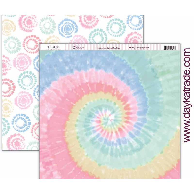 Hoja Scrap Dayka 30x30 cms. Be Happy Hoja Scrap Dayka 30x30 cms. Be Happy