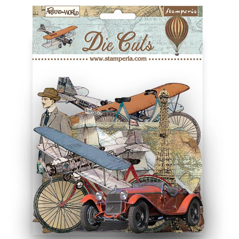 Die Cuts surtidos - Around the world Stamperia
