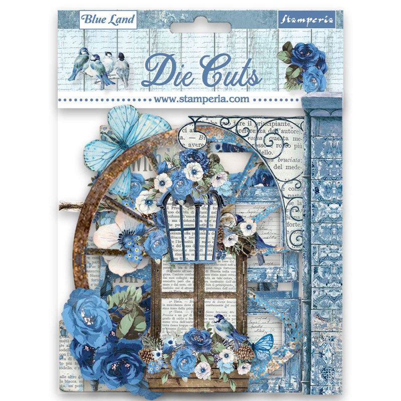 Die Cuts surtidos -Blue land Stamperia