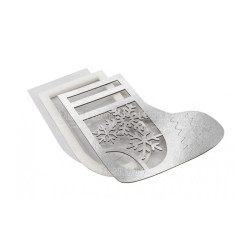 Shaker dimension set Christmas sock 9.6x10.8 cm