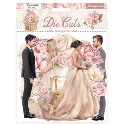 Die Cuts surtidos - Romance forever ceremony Stamperia