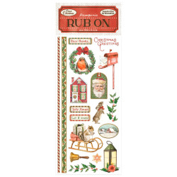 Rub-on Stamperia 1.16x21.6 cms. Classic Christmas