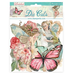 Die Cuts surtidos -Wonderland Stamperia