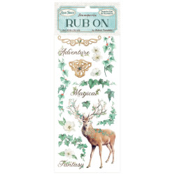 Rub-on Stamperia 1.16x21.6 cms. Magic Forest