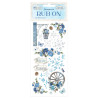 Rub-on Stamperia 1.16x21.6 cms. Blue Land