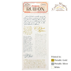 Rub-on Stamperia 1.16x21.6 cms. Christmas letras
