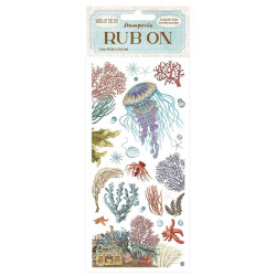 Rub-on Stamperia 1.16x21.6 cms. Songs of the Sea corales