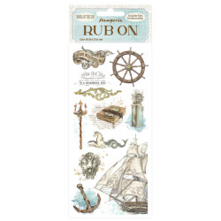 Rub-on Stamperia 1.16x21.6 cms. Songs of the Sea Elementos