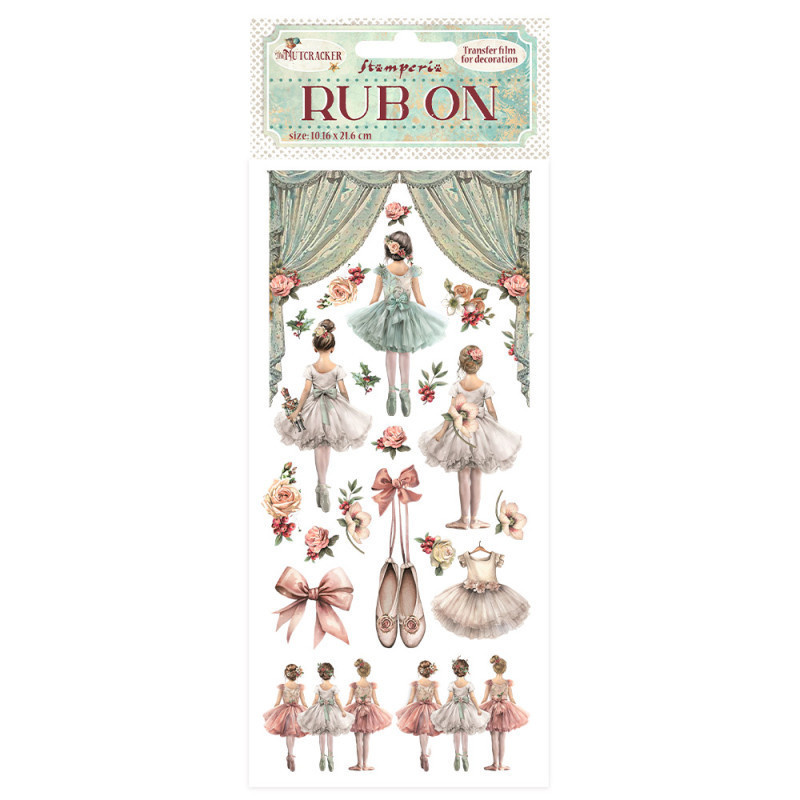 Rub-on Stamperia 10x21 cms. The Nutcracker ballet