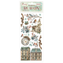 Rub-on Stamperia 10x21 cms. The Nutcracker Relojes