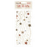 Rub-on Stamperia 10x21 cms. Gear up for Christmas Estrellas