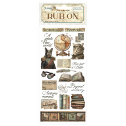 Rub-on Stamperia 10x21 cms. Alterego Libros