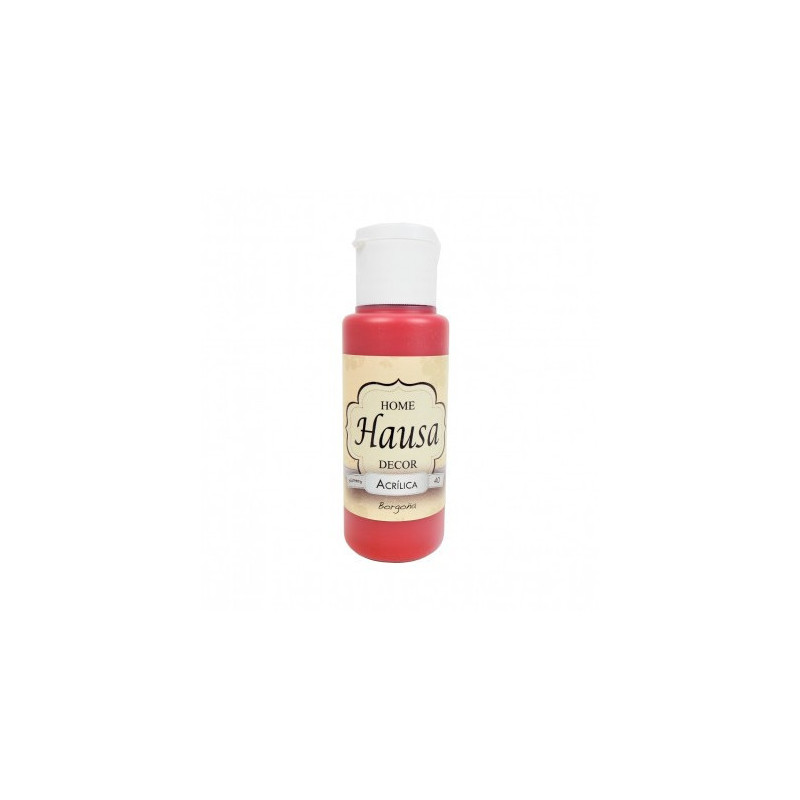 HAUSA ACRÍLICA 40 BORGOÑA - 60 ML