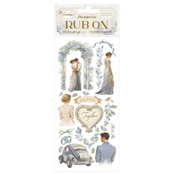 Rub-on Stamperia 10x21 cms. Timeless Boda